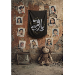 پوستر شهدای کودک جنگ دوازده روزه